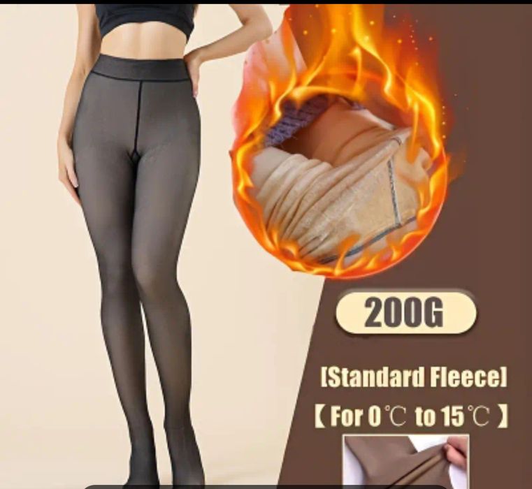 Теплі колготки на зиму з імітацією капронок "Голі ніжки"