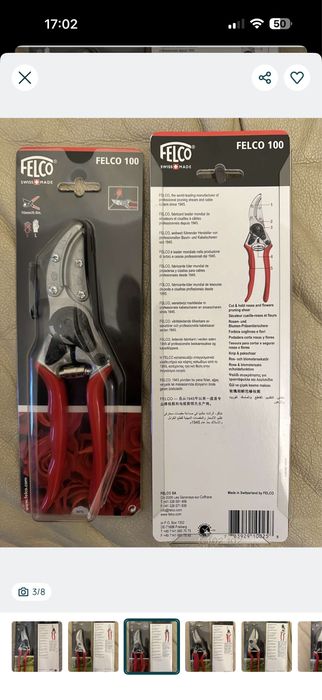 Садовый секатор FELCO 4,9,14,15,16,100