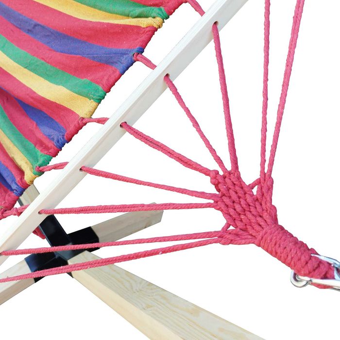 Zestaw Stelaż + Hamak 2 os komplet przenośny Comfort Zone do 200 KG