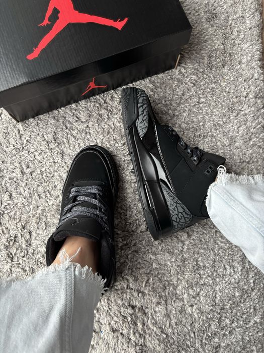 Jordan 3 Black Cat (36-45р)