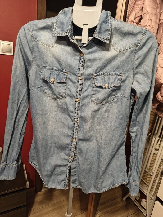 Koszula jeansowa mango M