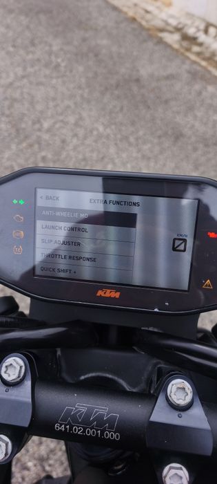 KTM duke 790 2019  carta A2 deslimitada