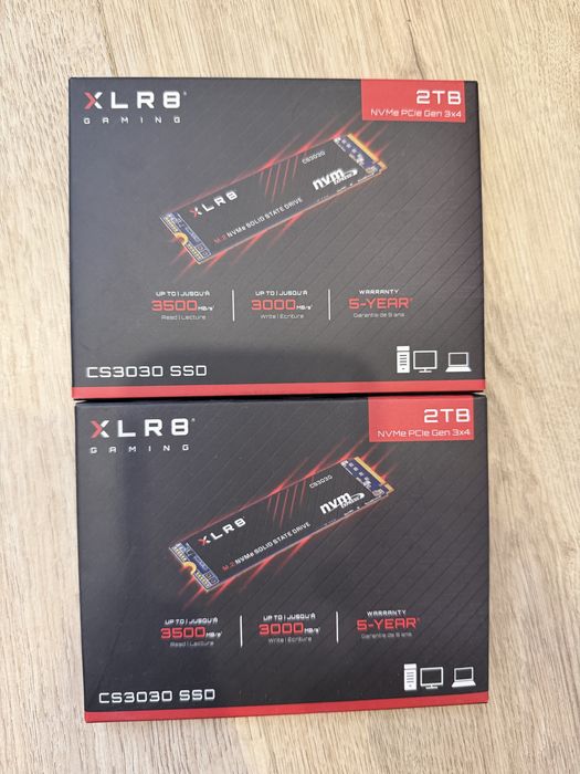 SSD диск PNY XLR8 CS3030 2TB 1TB  M. 2 xpg 8200