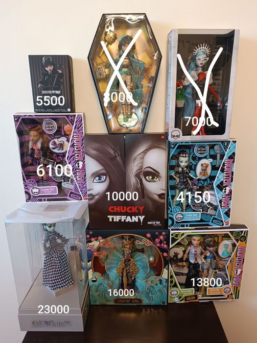Ляльки колекційні монстер хай monster high