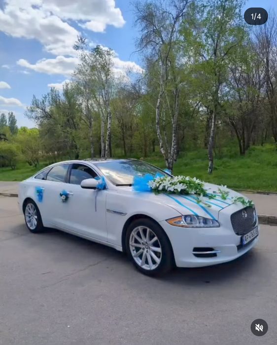 Свадебое авто.Ягуар xj