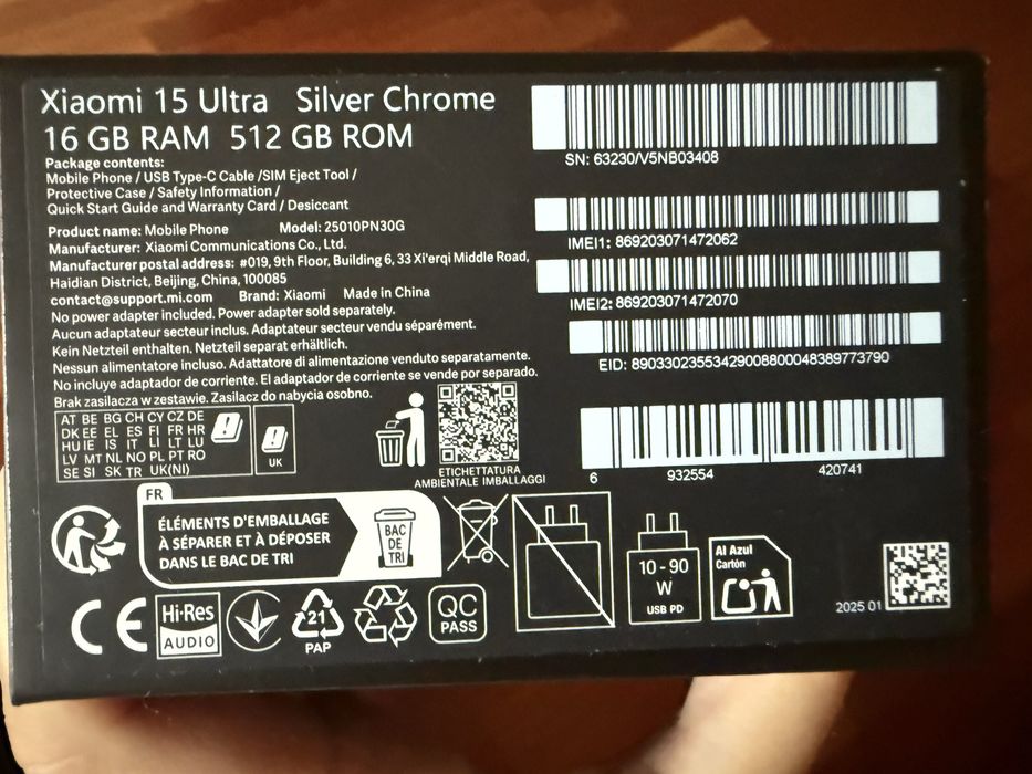 Xiaomi 15 Ultra (um mes de uso)