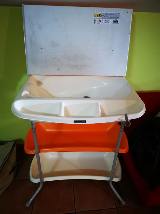 Banheira e moda fraldas