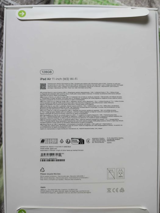 Планшет Apple iPad Air 11" M3 2025 Wi-Fi.