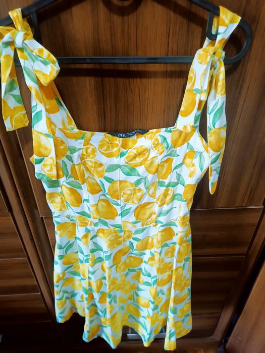 Сукня Zara S лимони