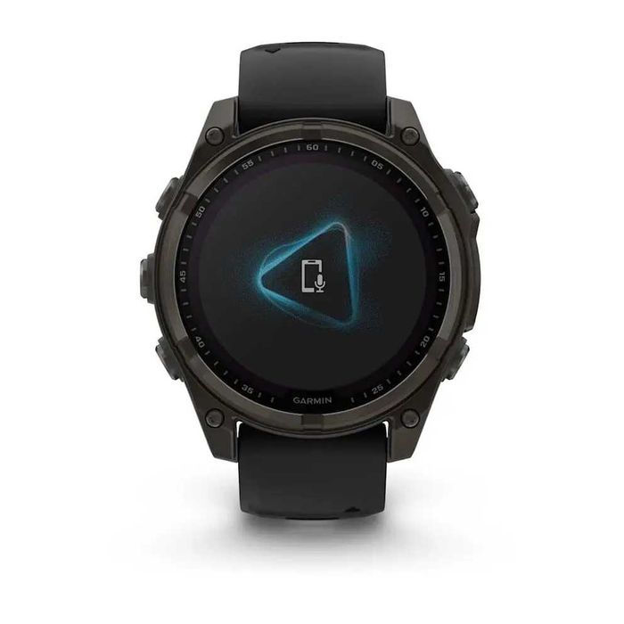 Garmin Fenix 8 47мм Sapphire Solar карбоновий титановий 010-02906-11