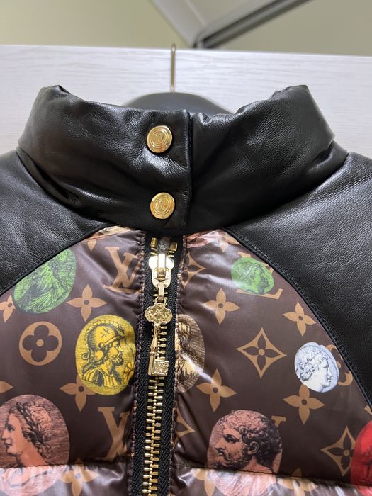 Пуховик куртка пір'я пух перо louis vuitton