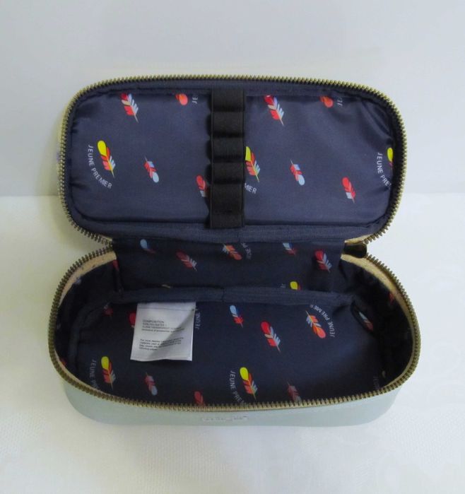 Jeune Premier Мягкий пенал футляр "Cavalerie Florale" голубой