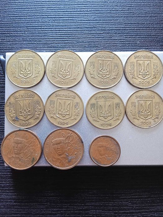 Монеты Украины и др.