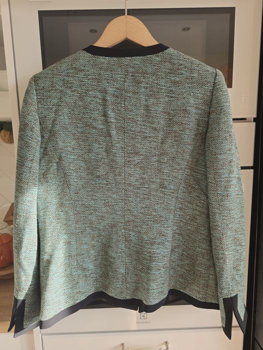 Marynarka żakiet jedwabny premium r.36 elegancki