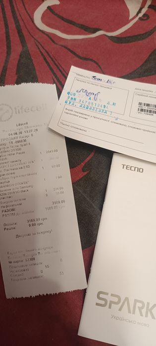 Продам Techno spark 4 Lite