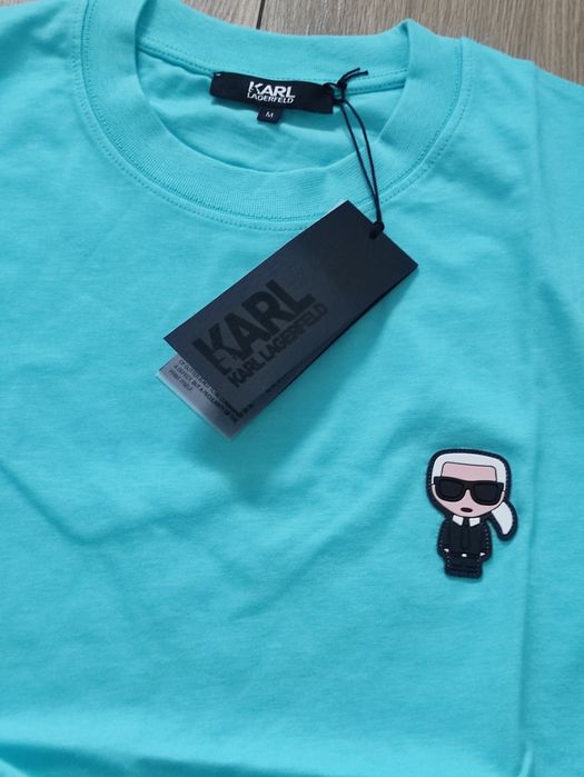 Karl Lagerfeld świetny męski T-shirt rozmiar M