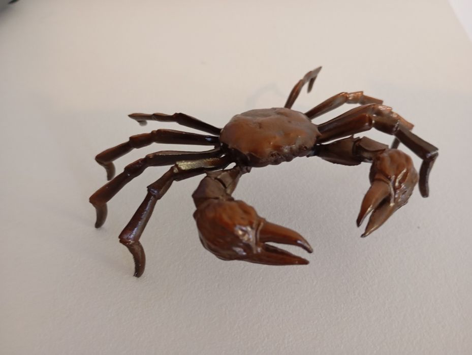 Caranguejo em bronze