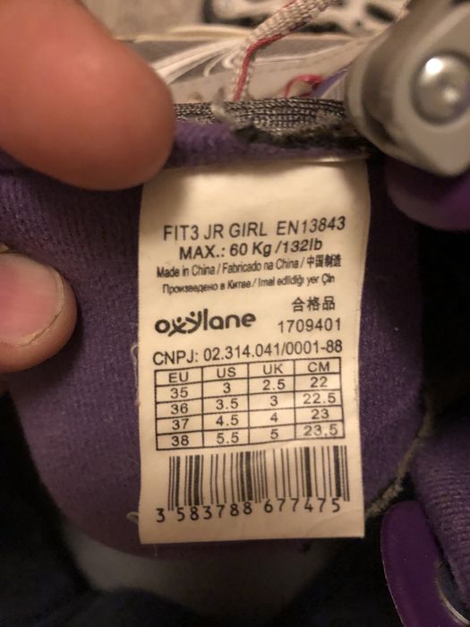 Rolki Oxelo 35-38