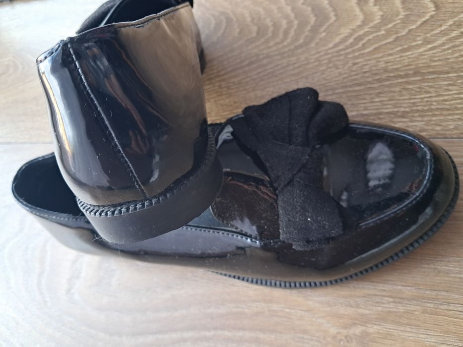 buty dziewczęce czarne lakierki 36 jenny fairy