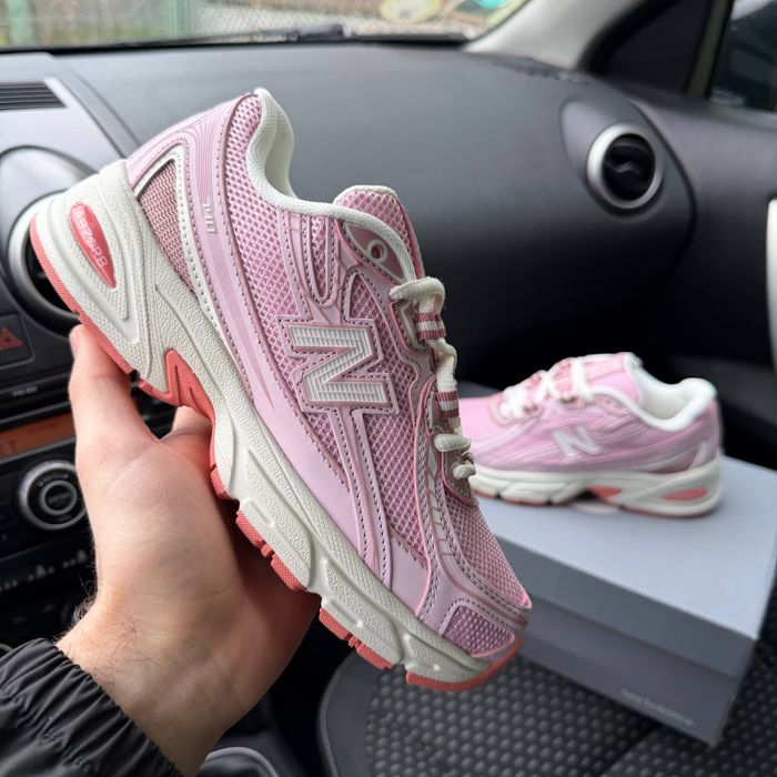 Кросівки Кроссовки New Balance 740 pink white Белый Розовый Білий Рожевий Кросовки демісезон