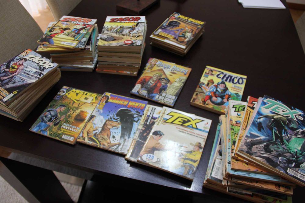 Tex,  Zagor, Mágico Vento, Mister No, Nick Raider, Martin Mystère