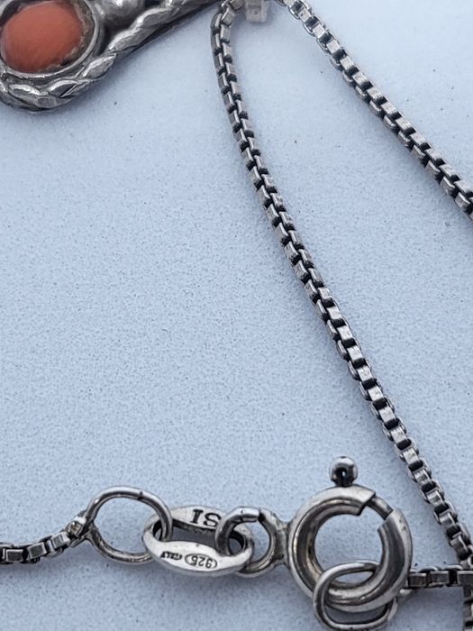 Колье серебро 925