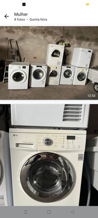 Máquinas de lavar e secar lr