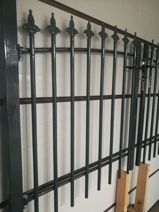 Furtka, płot panelowy, ROD