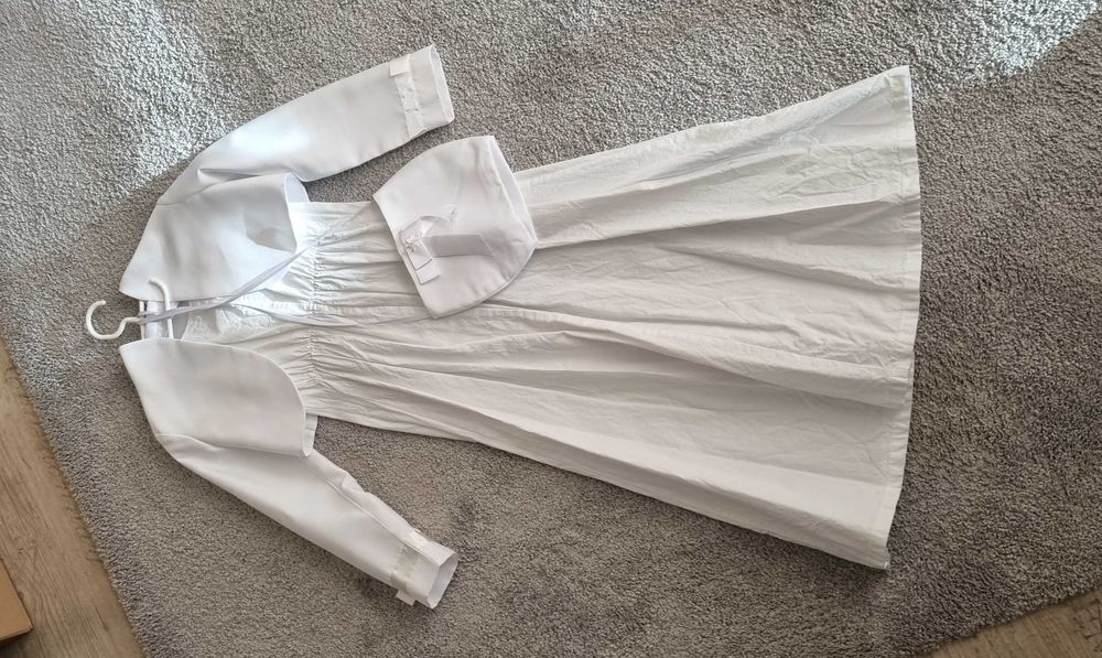 śliczna sukienka komunijna - komplet