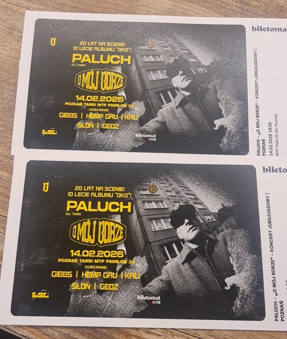 2 bilety – Paluch | Poznań | 14.02.2026 | OKAZJA