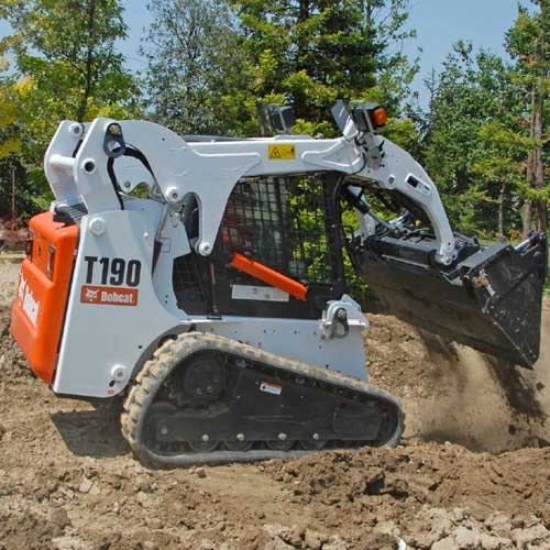 Aluguer bobcat de rastos