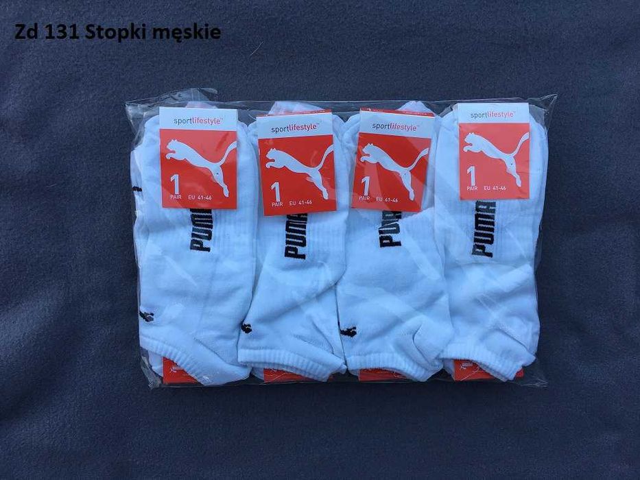 Skarpetki 12 par Nike Adidas 4F