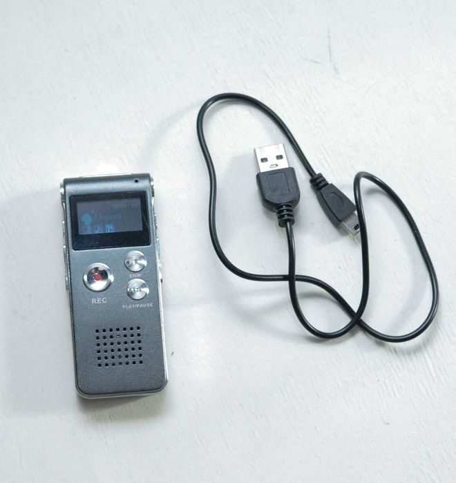 ‼️Диктофон MP3 плеєр 8ГБ Компактний Акумуляторний