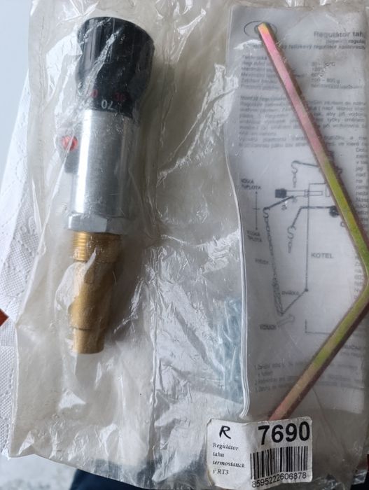 Miarkownik ciągu pieca regulator