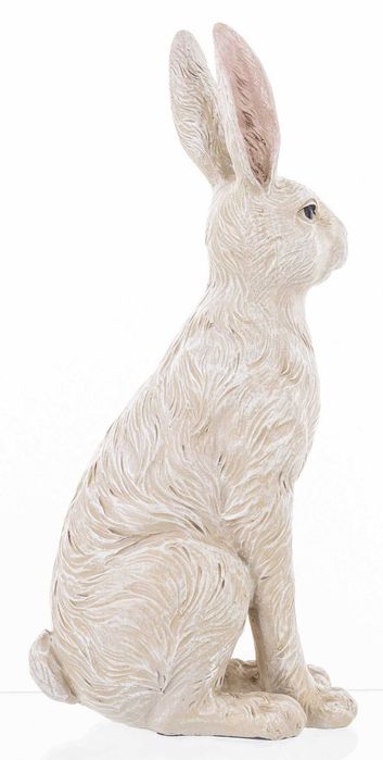 Zając Królik biały siedzący h32,5cm. 163995