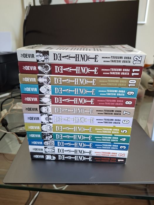 Death Note 12 Volumes Série Completa PT