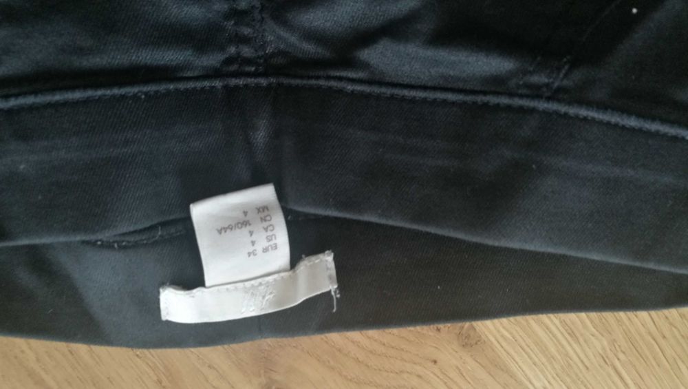 Spodnie jeansy dzinsy rurki 34, XS terranova divideo h&m