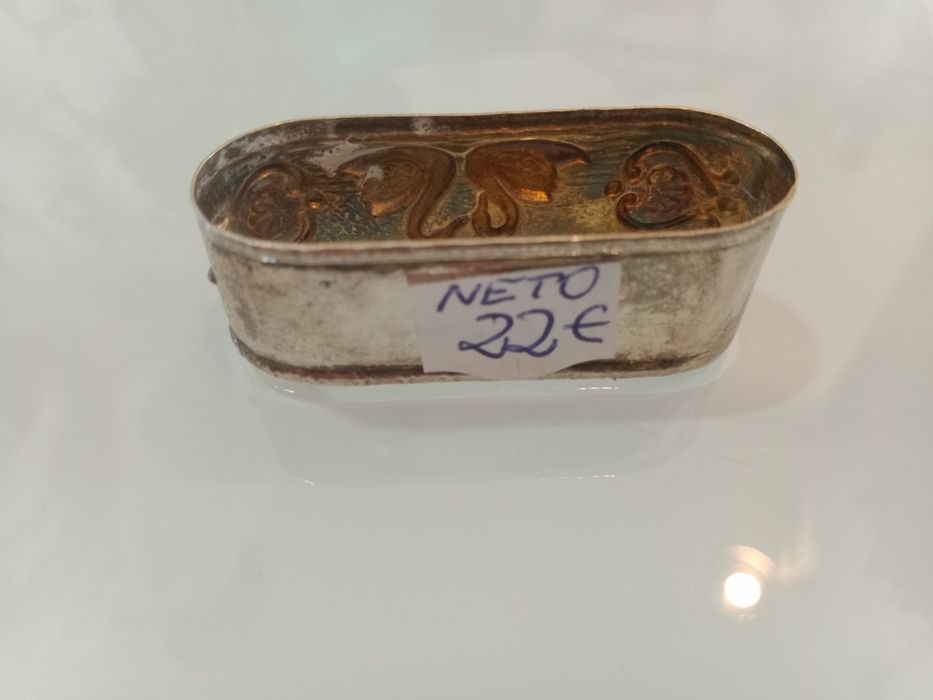 Porta papel em prata