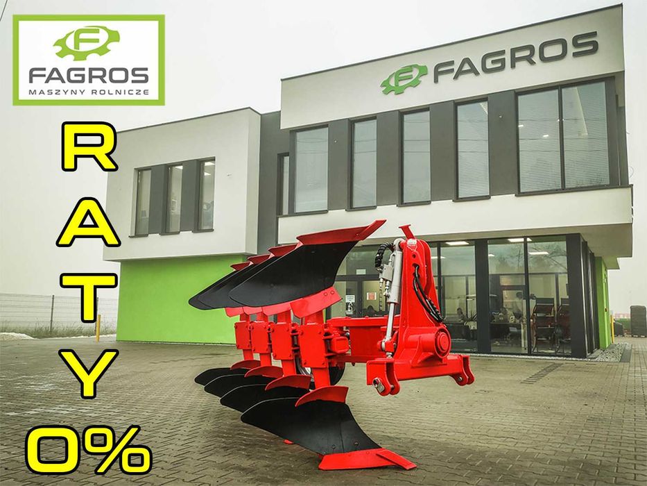 OKAZJA Nowy pług obrotowy OBROTEK do orki ATLAS 2,3,4,5 skibowy RATY