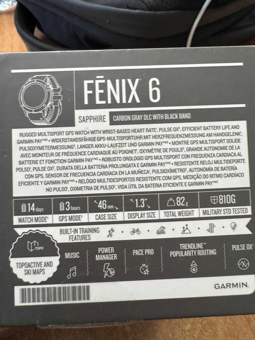 Garmin Fénix 6 Saphire