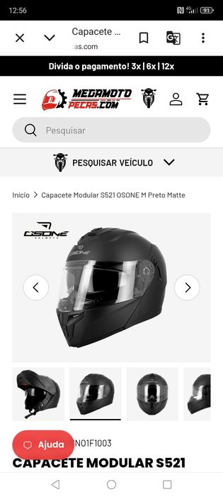 Vendo Capacete osone ECER22-06 homologado