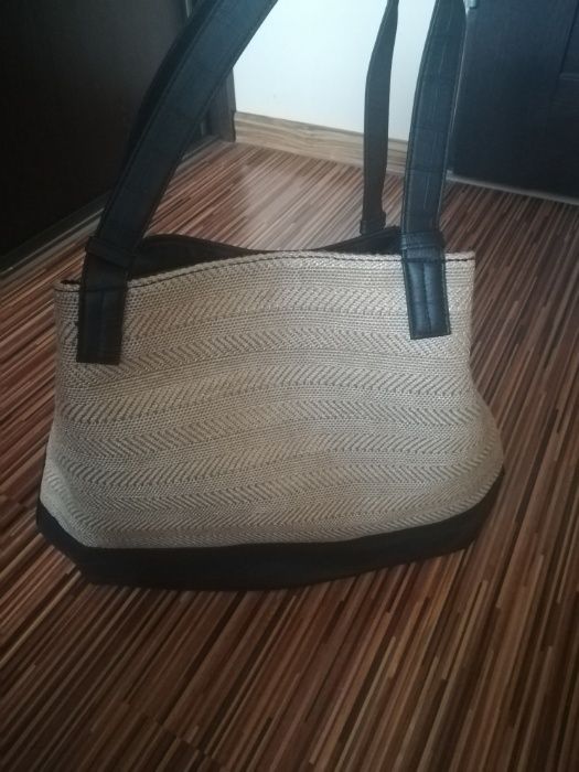 Torebka, eko skóra, faktura krokodyla, dwustronna