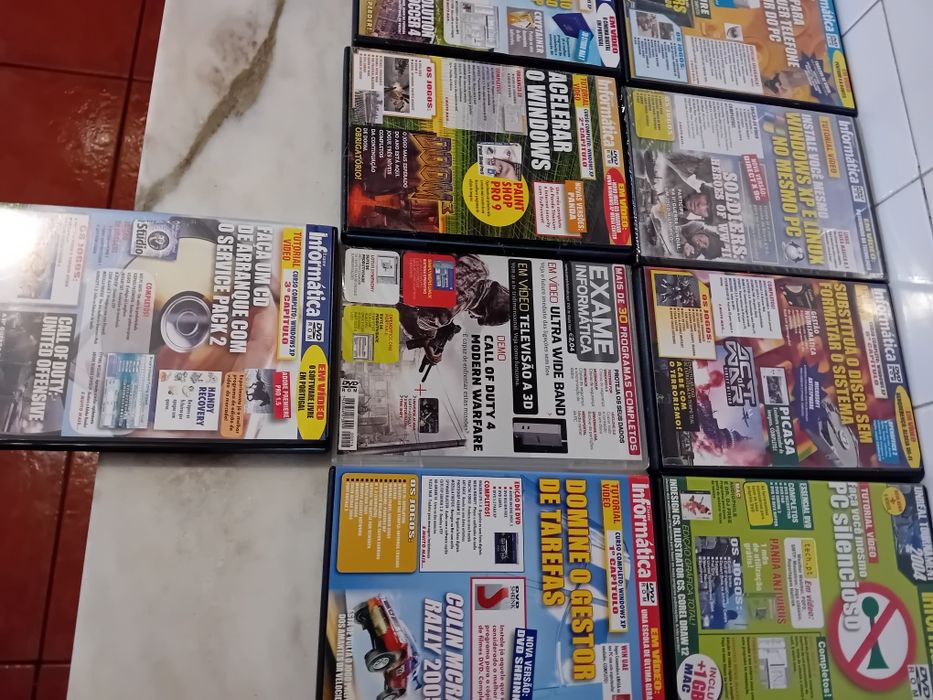 Conjunto de 17 DVDs Informática64740868657155124