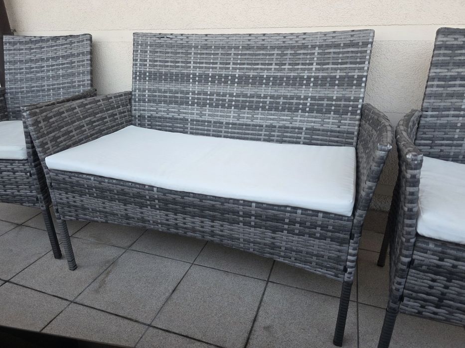Zestaw mebli tarasowych, ogrodowych, na balkon