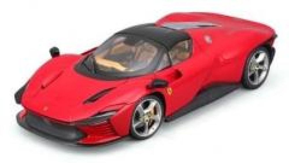 Ferrari Daytona SP3 Red 1:18 BBURAGO pudełko,167x343 mm