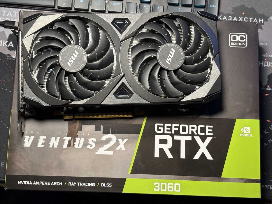 RTX 3060 MSI Ventus 2X OC 12GB, в ідеалі, на гарантії