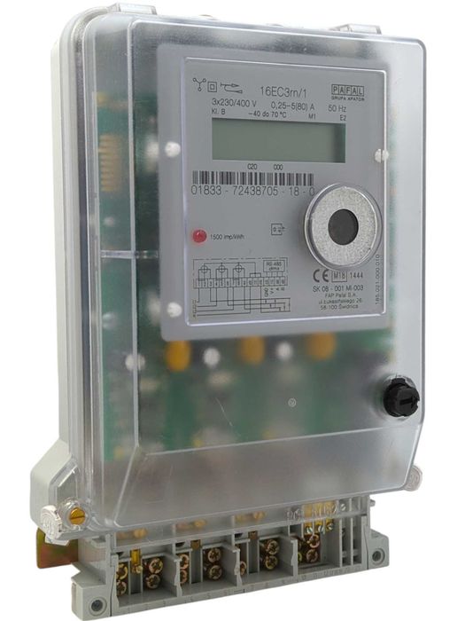 Licznik 3-Fazowy PAFAL Apator 16EC3 | Port RS485 | Podlicznik