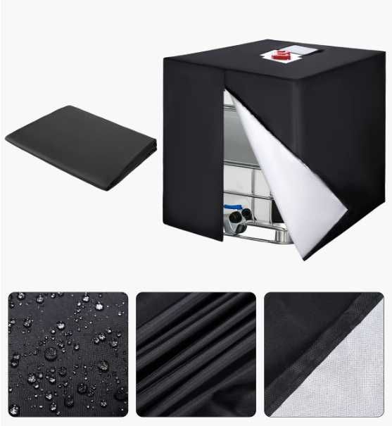 Pokrowiec Plandeka na Mauzer Beczkę 1000l. DOSKONAŁA OCHRONA Przed UV