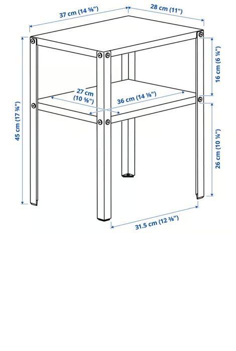 Mesa cabeceira (Knarrevik) IKEA