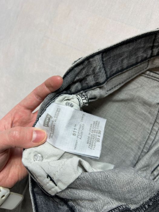 Spodnie Levis 511 y2k szare